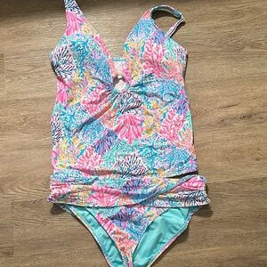 Lilly Colorful tankini Swimsuit set